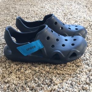 Crocs Swiftwater Wave Sandals - Navy Blue